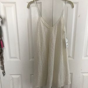 WHITE ZARA SUMMER DRESS NWT